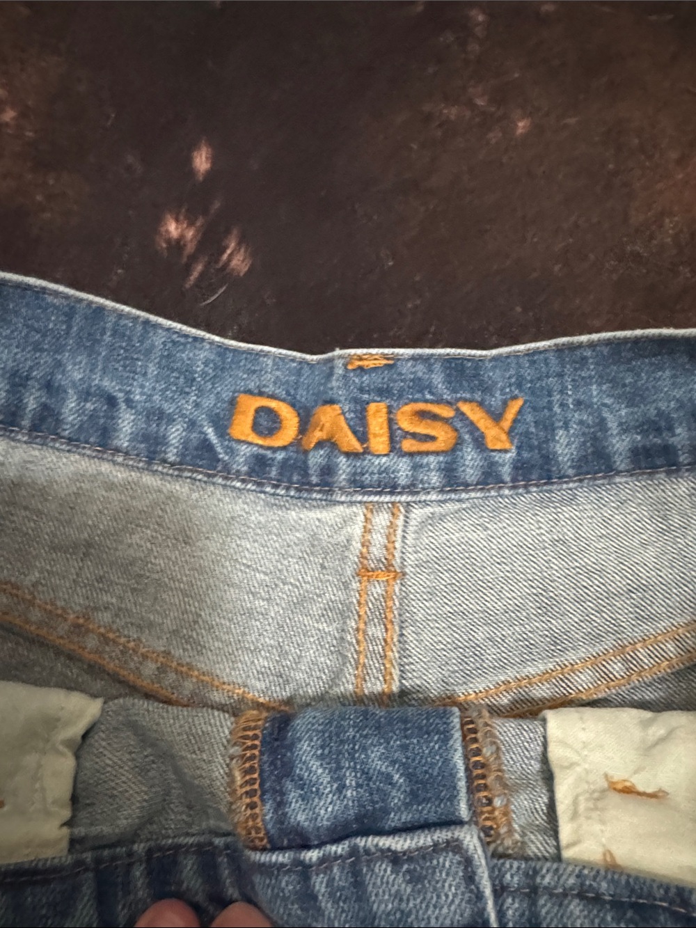 Kimes Ranch Light Blue Distressed High-Rise Denim Shorts - Picture 2 of 4
